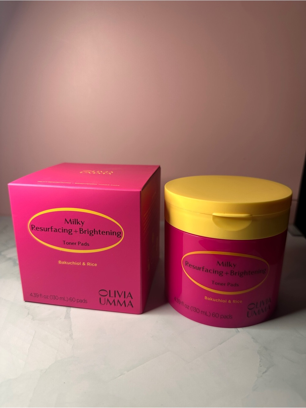 Milky Resurfacing + Brightening Toner Pads — Olivia umma